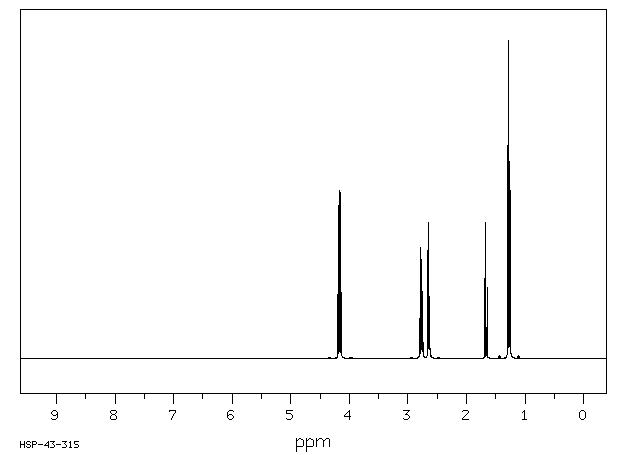 Ethyl 3-mercaptopropionate(5466-06-8) <sup>1</sup>H NMR