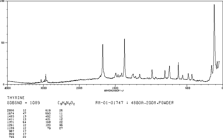 Thymine(65-71-4) <sup>13</sup>C NMR