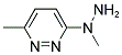 3-(1-METHYLHYDRAZINO)-6-METHYLPYRIDAZINE Struktur