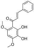 2',3'-DIHYDROXY-4',6'-DIMETHOXYCHALCONE Struktur