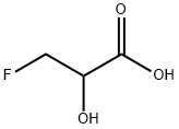 BETA-FLUOROLACTIC ACID Struktur