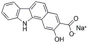 2-HYDROXYBENZO[A]CARBAZOLE-3-CARBOXYLIC ACID SODIUM SALT Struktur