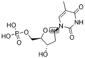 THYMIDINE 5'-MONOPHOSPHATE Struktur