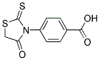 4-(4-OXO-2-THIOXO-1,3-THIAZOLIDIN-3-YL)BENZOIC ACID Struktur