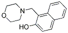 1-(MORPHOLIN-4-YLMETHYL)-2-NAPHTHOL Struktur