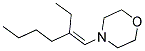 4-(2-ETHYL-1-HEXENYL)MORPHOLINE Struktur