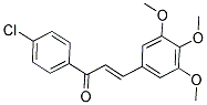 4'-CHLORO-3,4,5-TRIMETHOXYCHALCONE Struktur