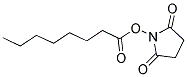 N-SUCCINIMIDYL CAPRYLATE Struktur