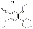 4-MORPHOLINO 2,5-DIETHOXYBENZENE DIAZONIUM ZINC CHLORIDE Struktur