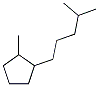 1-METHYL-2(4-METHYLPENTYL)CYCLOPENTANE Struktur