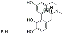 R(-)-2,10,11-TRIHYDROXYAPORPHINE HYDROBROMIDE Struktur