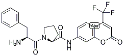 PHE-PRO-7-AMINO-4-TRIFLUOROMETHYLCOUMARIN Struktur