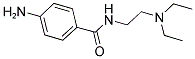 4-AMINO-N-[2-(DIETHYLAMINO)ETHYL]BENZAMIDE Struktur