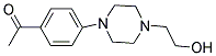 4'-(4-(2-HYDROXYETHYL)PIPERAZINO)ACETOPHENONE Struktur