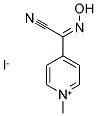 4-CYANOHYDROXIMINOMETHYL-1-METHYLPYRIDINIUM IODIDE Struktur