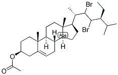 STIGMASTERYL ACETATE DIBROMIDE Struktur