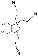 1,1,3-TRI-B-CYANOETHYLINDENE Struktur