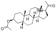 5-BETA-PREGNAN-3-BETA-OL-20-ONE ACETATE Struktur