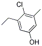 4-CHLORO-3-ETHYL-5-METHYLPHENOL Struktur