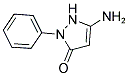 3-AMINO-1-PHENYL-5-PYRAZOLONE Struktur