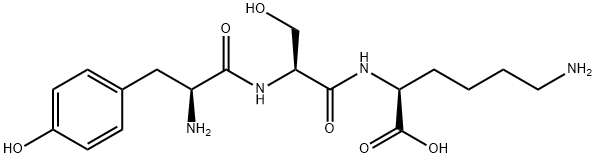 H-TYR-SER-LYS-OH Struktur