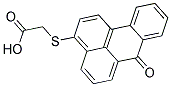 (7-OXO-7H-BENZO[DE]ANTHRACEN-3-YLSULFANYL)-ACETIC ACID Struktur