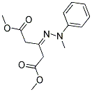 DIMETHYL-1,3-ACETONEDICARBOXYLATE-N-METHYLPHENYL HYDRAZONE Struktur