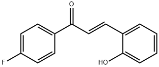 3-(4-FLUOROPHENYL)-1-(2-HYDROXYPHENYL)PROP-2-EN-1-ONE Struktur