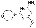 2-AMINO-4-METHYLTHIO-6-(1-MORPHOLINO)-S-TRIAZINE Struktur