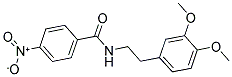 N-(2-(3,4-DIMETHOXYPHENYL)ETHYL)(4-NITROPHENYL)FORMAMIDE Struktur