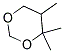 4,4,5-TRIMETHYL-1,3-DIOXACYCLOHEXANE Struktur