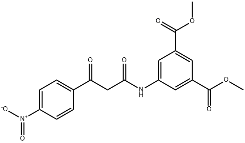 DIMETHYL-5-(P-NITROBENZOYLACETAMINO)ISOPHTHALATE Struktur