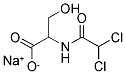 DICHLOROACETYL-DL-SERINE SODIUM SALT Struktur