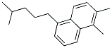 5,6-DIMETHYL-1-(4-METHYLPENTYL)NAPHTHALENE Struktur