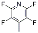 4-METHYL-2,3,5,6-TETRAFLUOROPYRIDINE Struktur