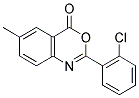 2-(2-CHLOROPHENYL)-6-METHYL-4H-3,1-BENZOXAZIN-4-ONE Struktur