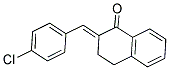 2-(4-CHLORO-BENZYLIDENE)-3,4-DIHYDRO-2H-NAPHTHALEN-1-ONE Struktur