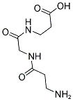 H-BETA-ALA-GLY-BETA-ALA-OH Struktur