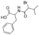 DLA-BROMOISOVALERYL-DL-PHENYLALANINE Struktur