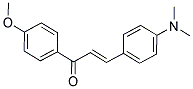 3-[4-(DIMETHYLAMINO)PHENYL]-1-(4-METHOXYPHENYL)PROP-2-EN-1-ONE Struktur