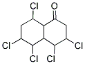 PENTACHLORO-A-KETOHYDRONAPHTHALENE Struktur