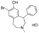 (+/-)-7-BROMO-8-HYDROXY-3-METHYL-1-PHENYL-2,3,4,5-TETRAHYDRO-1H-3-BENZAZEPINE HYDROCHLORIDE Struktur