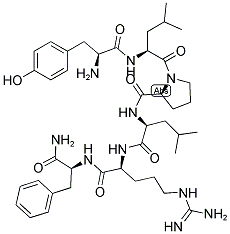 TYR-LEU-PRO-LEU-ARG-PHE-NH2 Struktur