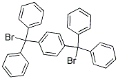 A,A'-DIBROMO-A,A,A',A'-TETRAPHENYL-P-XYLENE Struktur