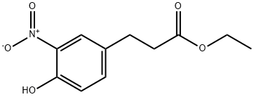 ETHYL 3-(4-HYDROXY-3-NITROPHENYL)PROPANOATE Struktur