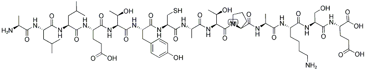 ALA-LEU-LEU-GLU-THR-TYR-CYS-ALA-THR-PRO-ALA-LYS-SER-GLU Struktur