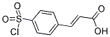 4-CHLOROSULFONYLCINNAMIC ACID Struktur