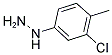 (3-CHLORO-4-METHYL-PHENYL)-HYDRAZINE Struktur