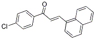 1-(4-CHLOROPHENYL)-3-(1-NAPHTHYL)PROP-2-EN-1-ONE Struktur