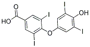 3,5,3',5'-TETRAIODOTHYROFORMIC ACID Struktur